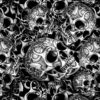 TRIBAL SKULLS BLACK AND CLEAR - EXCLUSIVE