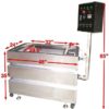 4 ‘ FOOT DELUXE STAINLESS HYDROGRAPHIC DIP TANK – PRICING WHEN ORDERED - Image 2