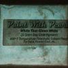 White to White Glow In The Dark Paint Pigments – Long Lasting Glow
