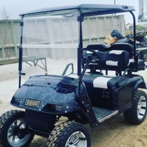 golf cart in a Lightning film