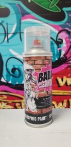 BadAss Custom Coatings spray paint can